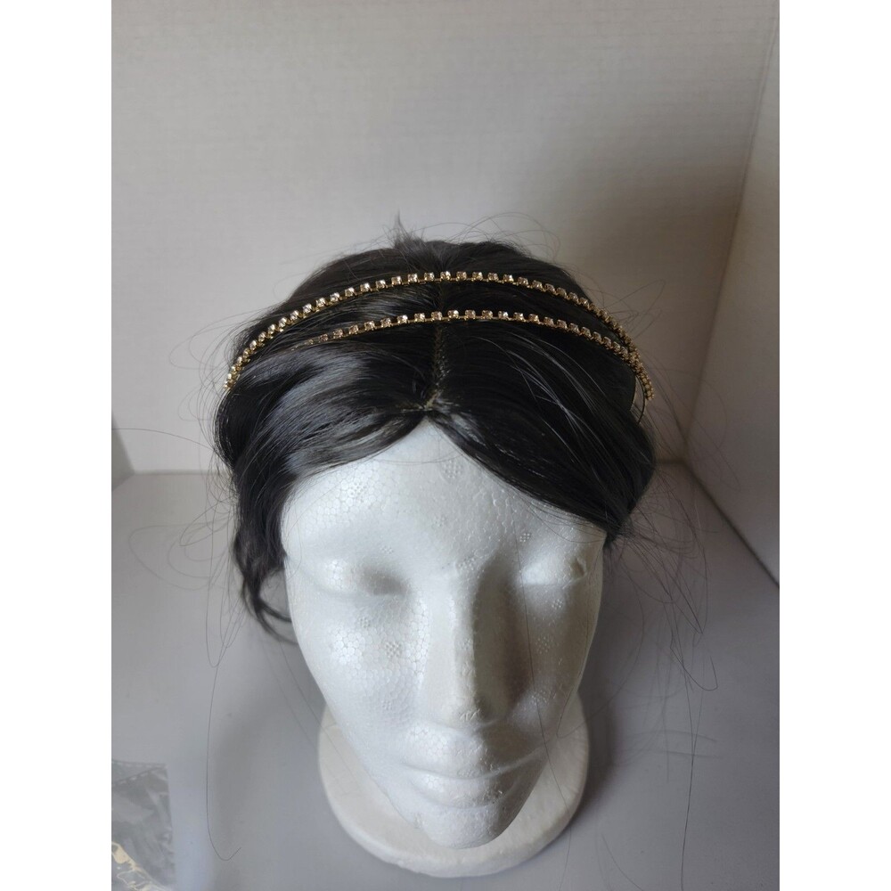 Gold Tone With Rinestones Head Band